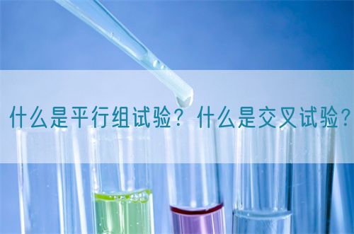 什么是平行組試驗？什么是交叉試驗？(圖1)