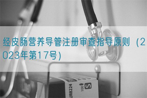 經(jīng)皮腸營(yíng)養(yǎng)導(dǎo)管注冊(cè)審查指導(dǎo)原則(2023年第17號(hào))(圖1) 經(jīng)皮腸營(yíng)養(yǎng)導(dǎo)管注冊(cè)審查指導(dǎo)原則(2023年第17號(hào))(圖1)