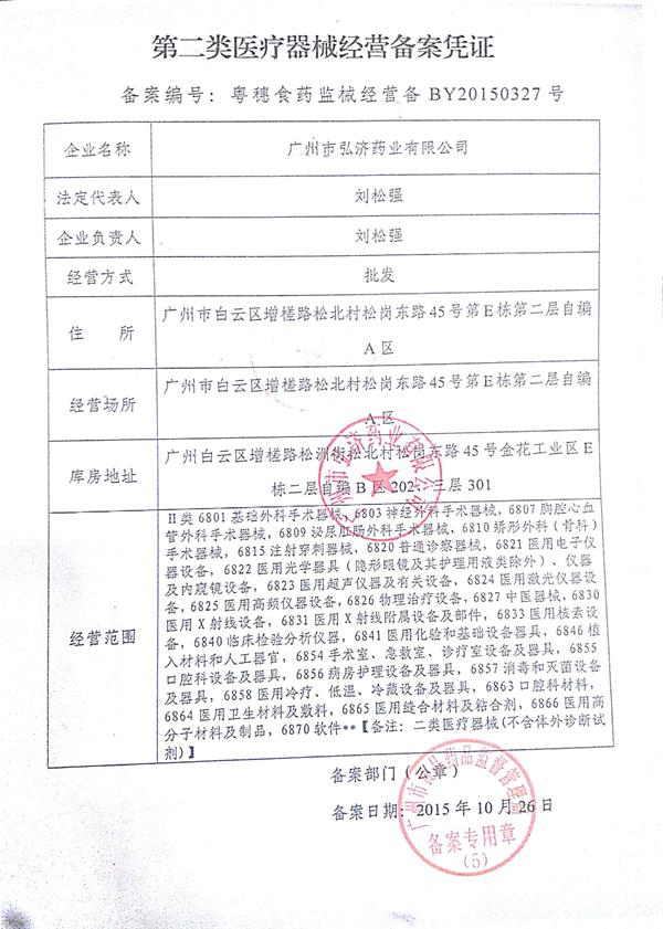 二類醫(yī)療器械經(jīng)營(yíng)備案憑證申請(qǐng)材料有哪些？(圖2)